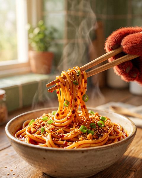 Garlic Chili Oil Noodles