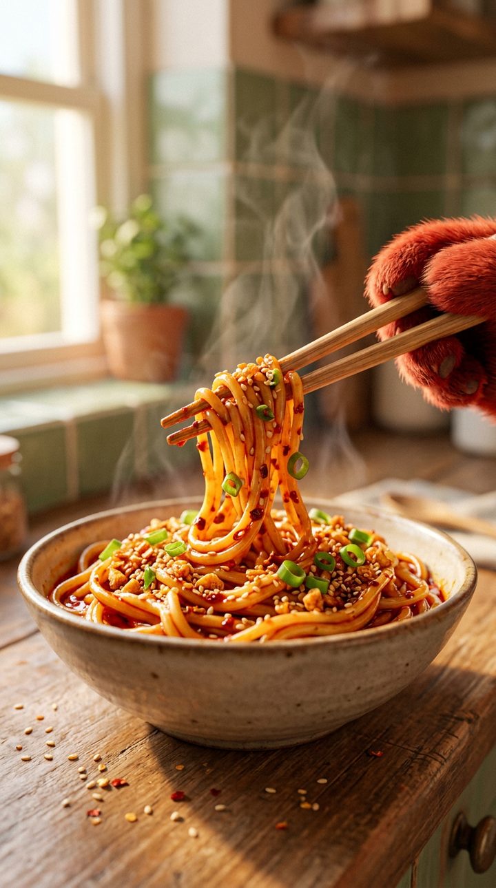 Garlic Chili Oil Noodles